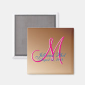 3D モノグラム カッパー マグネット (正面/裏面)