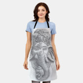 3D ロードガネーシャ - オーム エプロン (着用した状態)