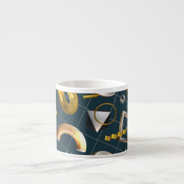 3D 幾何学模様 エスプレッソカップ