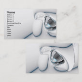 3d_抽象芸術_white-1920x1080、名前、住所1、A... 名刺 (正面/裏面)