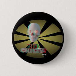 3D 熱狂する 缶バッジ