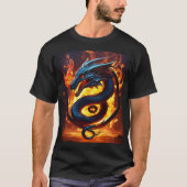 3D 立体蛇竜Tシャツ Tシャツ (正面)