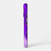 3D 紫色の虹の夢 , エイリアン iPhone 16ケース (左側面)