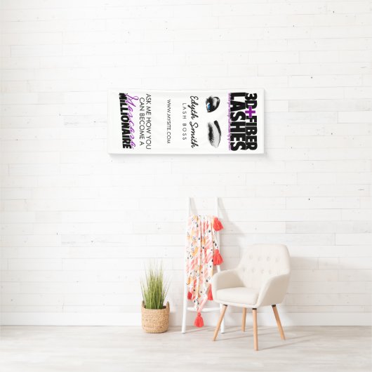 3D + 繊維の鞭 横断幕 (インサイチュ)