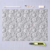 「3D」花のウェディング マザーズデー バレンタイン 薄葉紙 (クラフト)