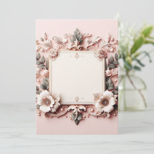 3D 花枠 招待状 (スタンド正面)