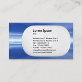 3D 菱形 - リフレクション 名刺 (裏面)