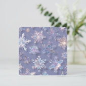 3D 虹彩雪の結晶 カード (スタンド正面)