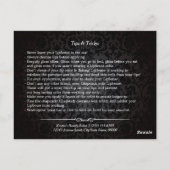 3D 赤い唇のビューティーサロン メイクアップ指導のヒント ポストカード (裏面)