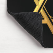 "3D"金ダビデの星 マウスパッド (コーナー)