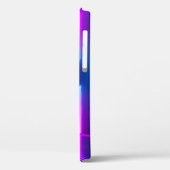 3d、青いピンクの青いスミレ色のネオン抽象芸術背景、ult Case-Mate iPhoneケース (裏面 / 左)