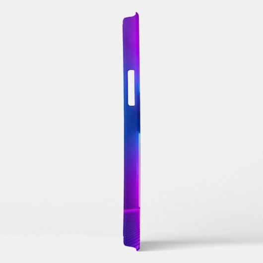 3d、青いピンクの青いスミレ色のネオン抽象芸術背景、ult Case-Mate iPhoneケース (裏面 / 右)