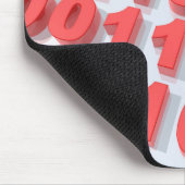 3D 2進符号 マウスパッド (コーナー)