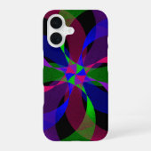 3D 2D Geometric Hybrid iPhone 16 Case 16ケース (裏面)