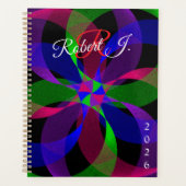 3D 2D Geometric Hybrid Spiral Planner プランナー手帳 (正面)