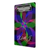 3D 2D Hybrid Geometric Mini Clipboard ミニクリップボード (アングル2)