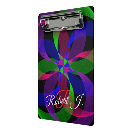 3D 2D Hybrid Geometric Mini Clipboard ミニクリップボード (アングル2)