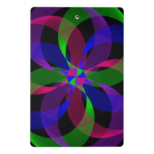 3D 2D Hybrid Geometric Mini Clipboard ミニクリップボード (裏面)