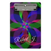 3D 2D Hybrid Geometric Mini Clipboard ミニクリップボード (正面)