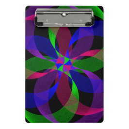 3D 2D Hybrid Geometric Mini Clipboard ミニクリップボード