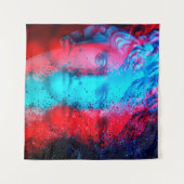 3d anaglyph effect. Covid-mutants. David Apollo. G タペストリー (正面(横))