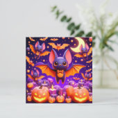 3D bats pumpkins halloween (スタンド正面)