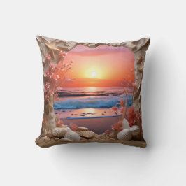 3D beach cushion クッション