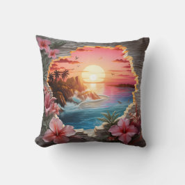 3D beach cushion クッション