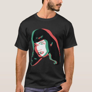 3D Bettie Page gift Tシャツ