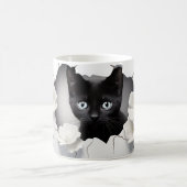 3D Black cat モーフィングマグカップ (中央)