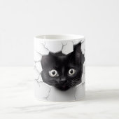 3D Black cat モーフィングマグカップ (中央)