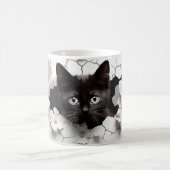3D Black cat モーフィングマグカップ (中央)