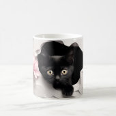 3D Black cat モーフィングマグカップ (中央)