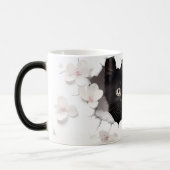 3D Black cat モーフィングマグカップ (左)