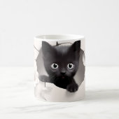 3D Black cat モーフィングマグカップ (中央)