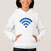 3D Blue Wi-Fi Signal Symbol (正面)