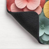 3D Bright Floral マウスパッド (コーナー)