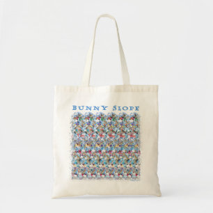 3D "Bunny Slope"バッグデザイン(魔法Eye®別) トートバッグ