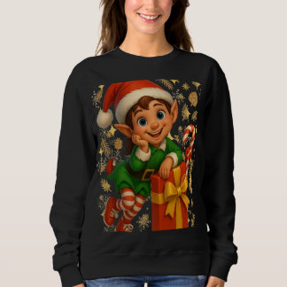 3D cartoon Christmas sweatshirt スウェットシャツ