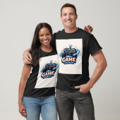 3D Cartoon Gaming Controller T-Shirt Logo Tシャツ (ユニセックス)