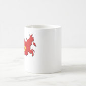 3D CCCP (地図)のマグ コーヒーマグカップ (中央)