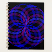 3D Center Geometric Flower Petal Planner プランナー手帳 (正面)