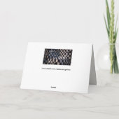 3D chess greeting card カード (裏面)