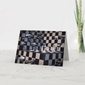 3D chess greeting card カード (正面)