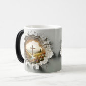 3D Christian Cross モーフィングマグカップ (正面左)