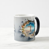 3D Christian Cross モーフィングマグカップ (正面右)