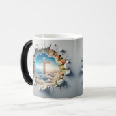 3D Christian Cross モーフィングマグカップ (正面左)