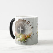 3D Christian Cross モーフィングマグカップ (正面左)