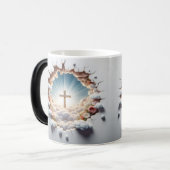 3D Christian Cross モーフィングマグカップ (正面左)