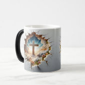 3D Christian Cross モーフィングマグカップ (正面左)